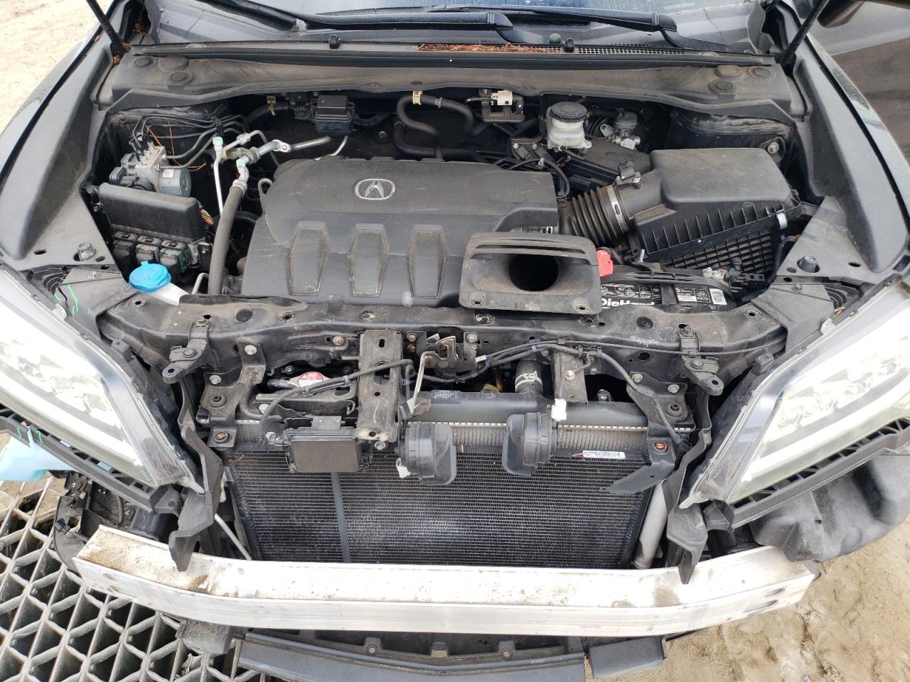 2016 Acura RDX VIN 5J8TB3H79GL009557 Copart auction photo, front end / rear end damage thumbnail 12