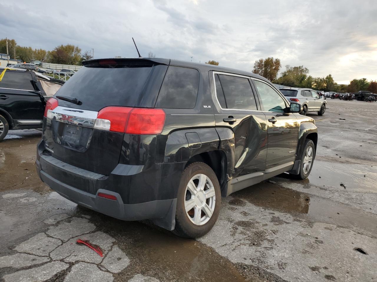 2014 GMC Terrain VIN 2GKALMEK9E6287760 Copart auction photo, side damage thumbnail 3