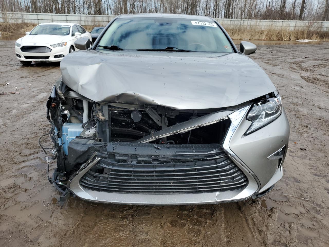 2018 Lexus ES VIN 58ABK1GG7JU094050 Copart auction photo, front end / side damage thumbnail 5
