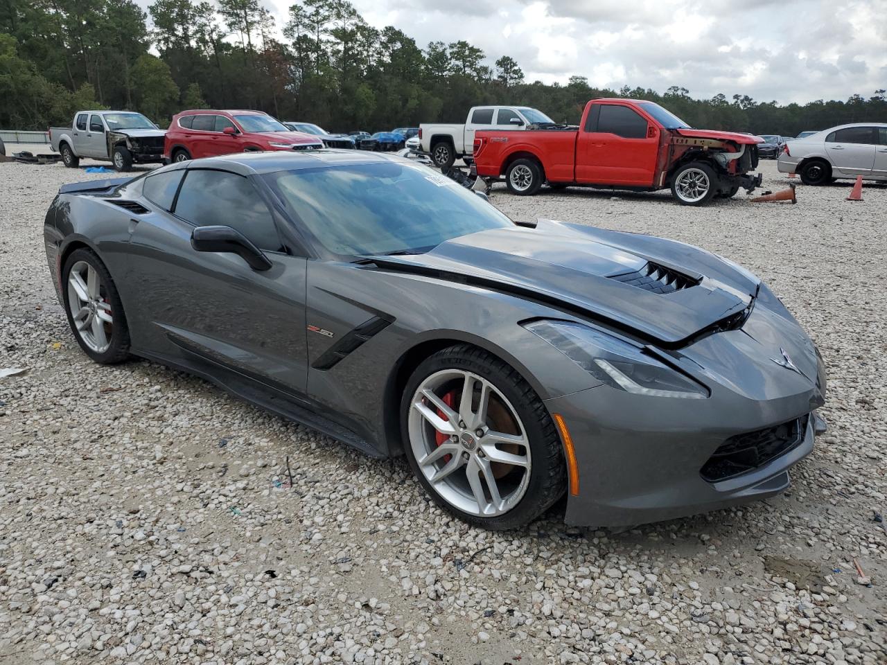 2015 Chevrolet Corvette VIN 1G1YC2D78F5115057 Copart auction photo, front end damage thumbnail 4