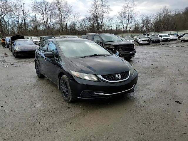 2015 Honda Civic VIN 19XFB2F5XFE243110 Copart auction photo, side / rear end damage thumbnail 11