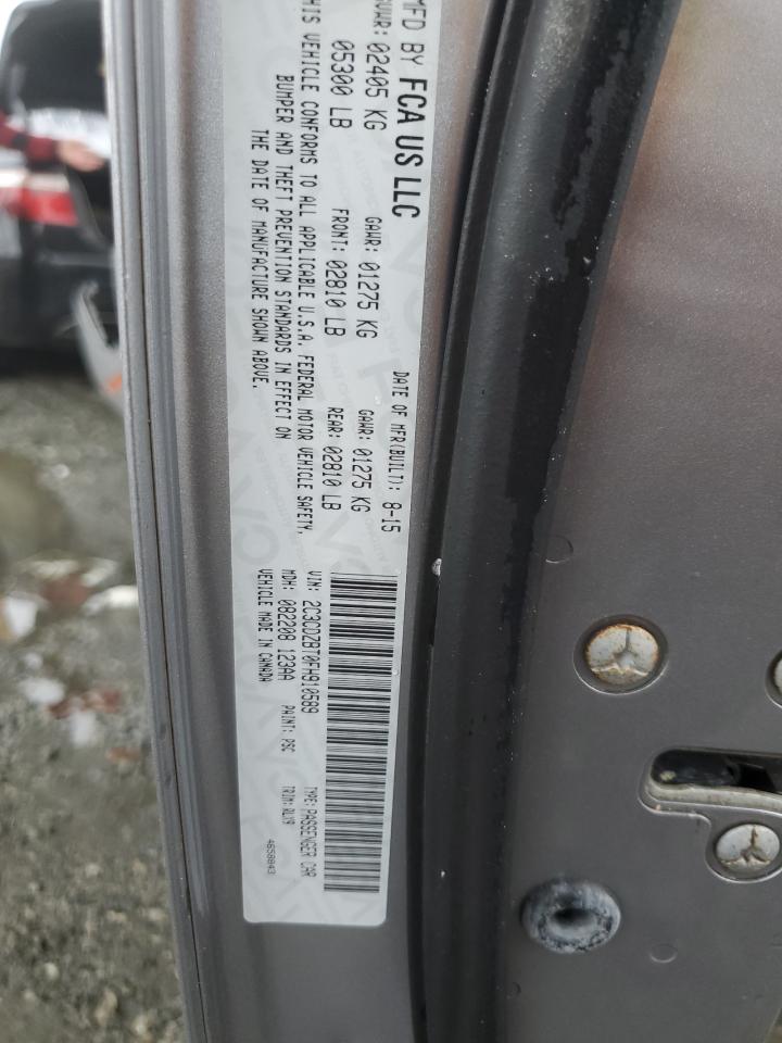 2015 Dodge Challenger VIN 2C3CDZBT0FH910589 Copart auction photo, front end damage thumbnail 13