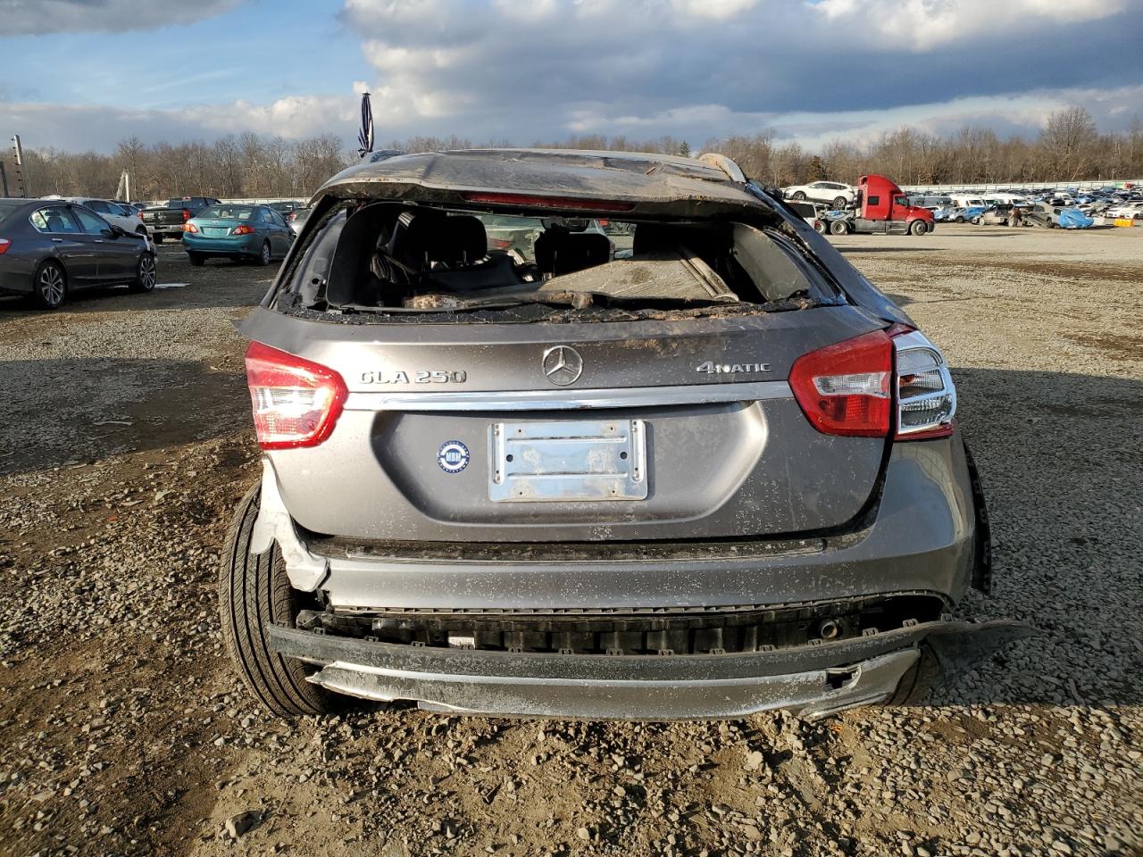 2017 Mercedes-Benz GLA-klasse VIN WDCTG4GB7HJ327289 Copart auction photo, all over damage thumbnail 6