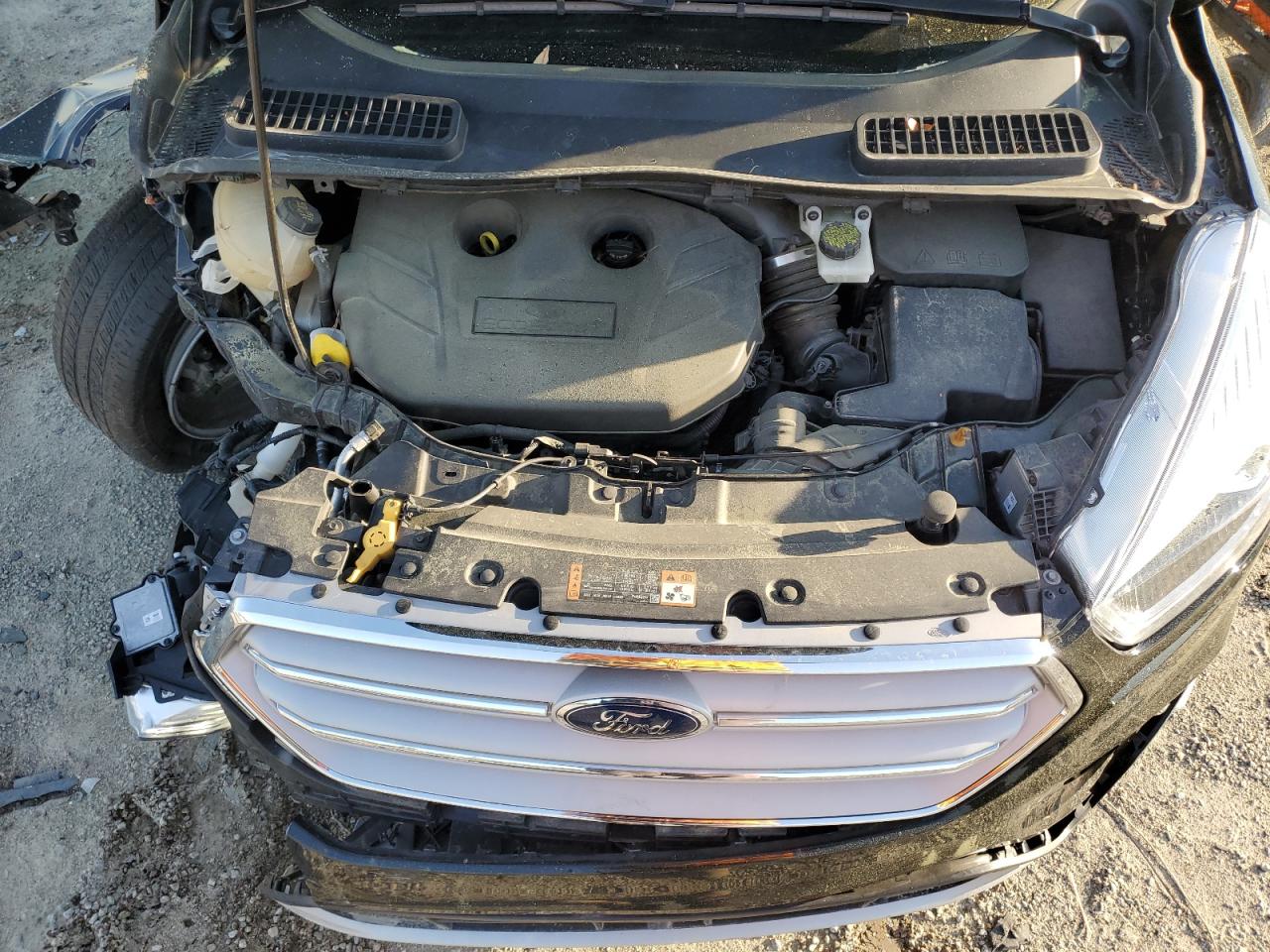2017 Ford Escape VIN 1FMCU0G9XHUC59309 Copart auction photo, front end / undercarriage damage thumbnail 14