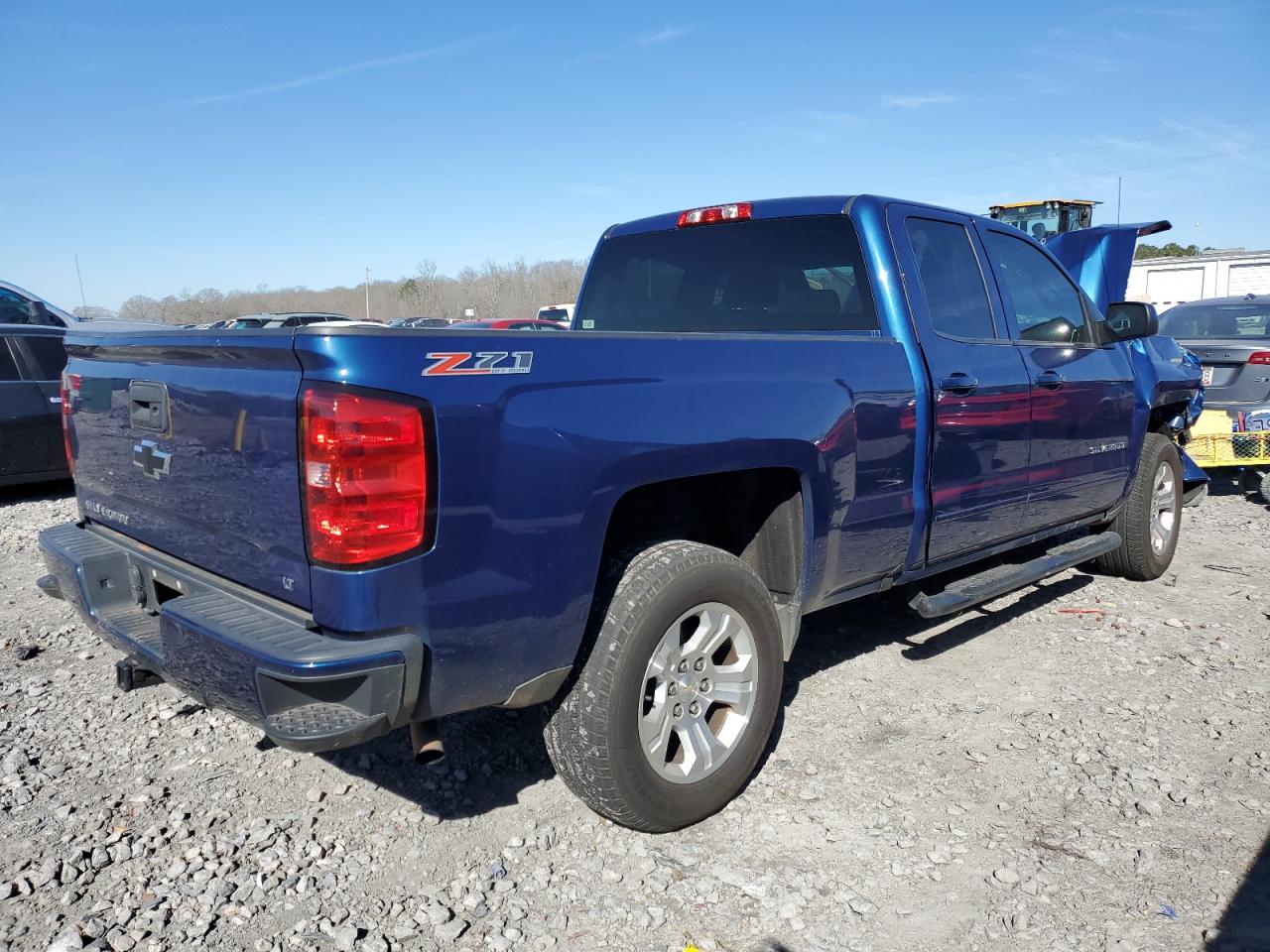 2016 Chevrolet Silverado VIN 1GCVKREC4GZ248667 Copart auction photo, front end / side damage thumbnail 3