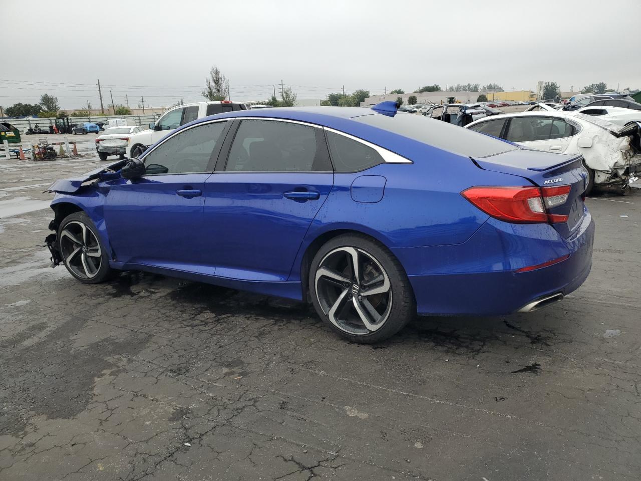 2019 Honda Accord VIN 1HGCV1F39KA093072 Copart auction photo, front end damage thumbnail 2