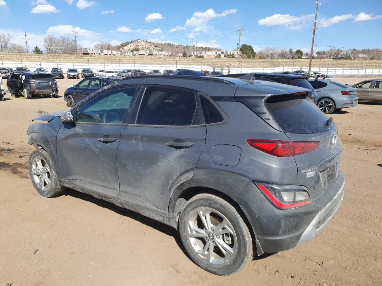 2023 Hyundai Kona VIN KM8K6CAB1PU059825 Copart auction photo, front end damage thumbnail 2