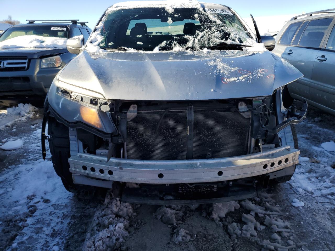 2017 Honda Ridgeline VIN 5FPYK3F52HB016156 Copart auction photo, front end damage thumbnail 5