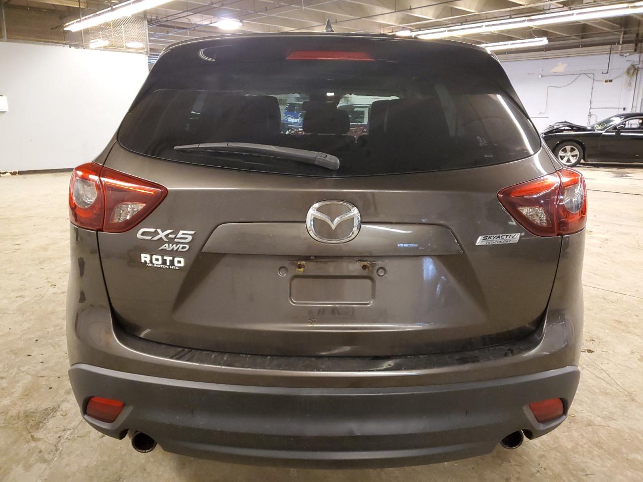 2016 Mazda CX-5 VIN JM3KE4DY9G0682184 Copart auction photo, front end / mechanical damage thumbnail 5
