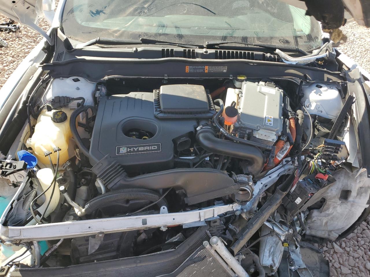2016 Ford Fusion VIN 3FA6P0LU5GR106450 Copart auction photo, front end damage thumbnail 11