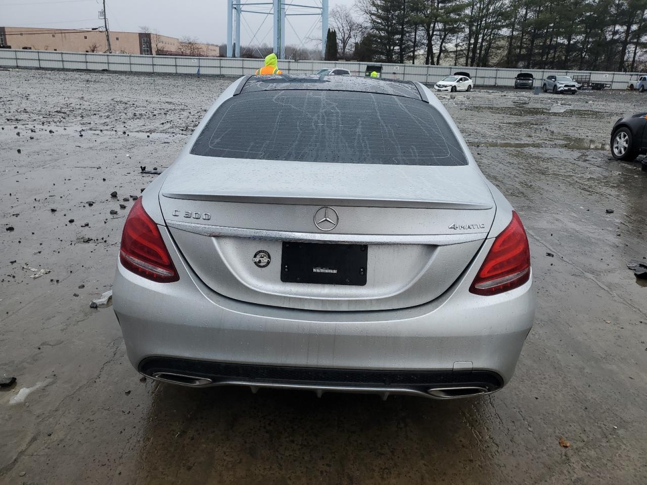 2015 Mercedes-Benz C-klasse VIN 55SWF4KB3FU089456 Copart auction photo, mechanical damage thumbnail 6
