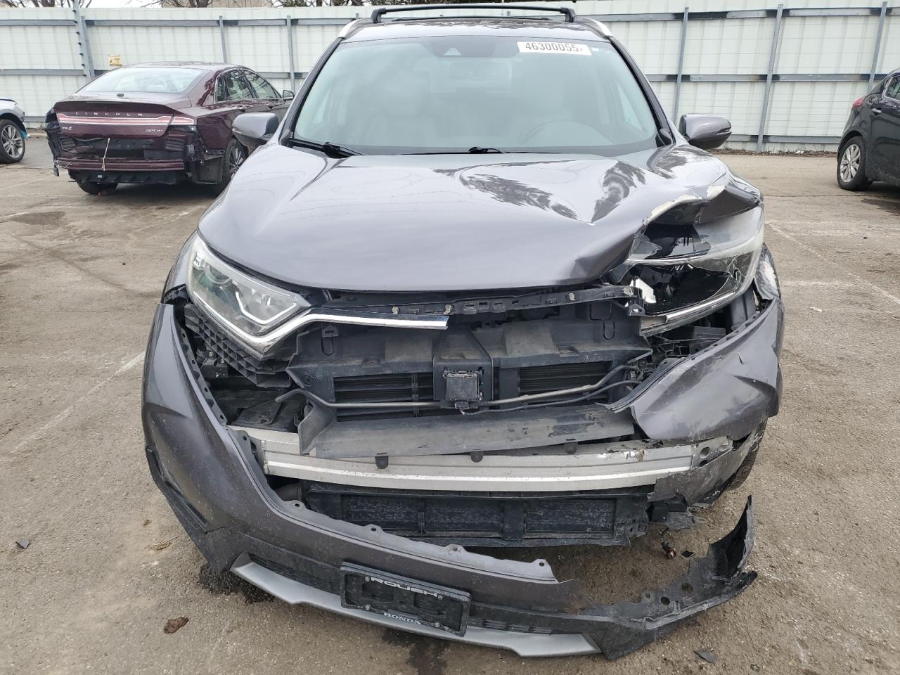 2017 Honda CR-V VIN 2HKRW2H81HH654614 Copart auction photo, front end damage thumbnail 5