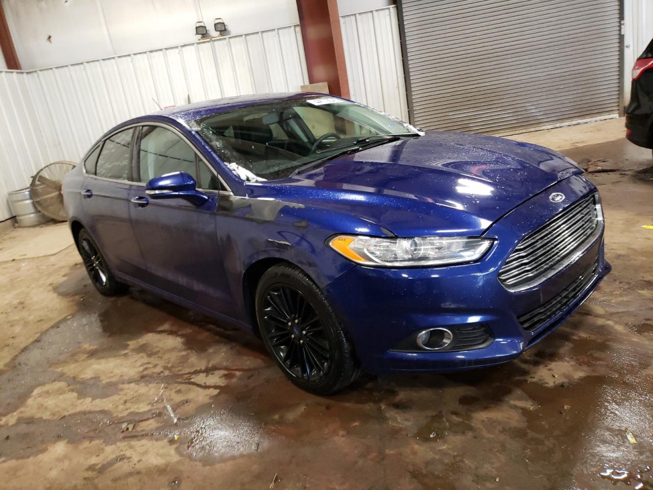 2016 Ford Fusion VIN 3FA6P0T92GR213550 Copart auction photo, side / front end damage thumbnail 4