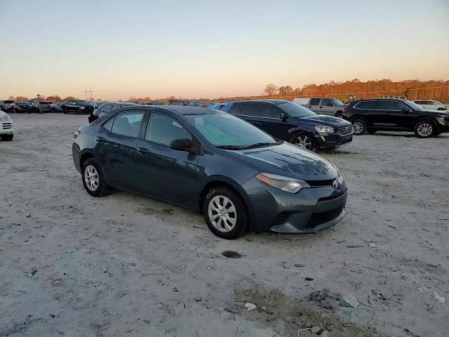 2015 Toyota Corolla VIN 2T1BURHE7FC235222 Copart auction photo, side damage thumbnail 10