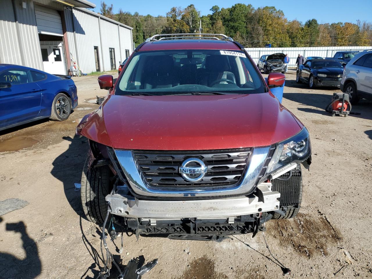 2017 Nissan Pathfinder VIN 5N1DR2MN9HC615774 Copart auction photo, front end damage thumbnail 5