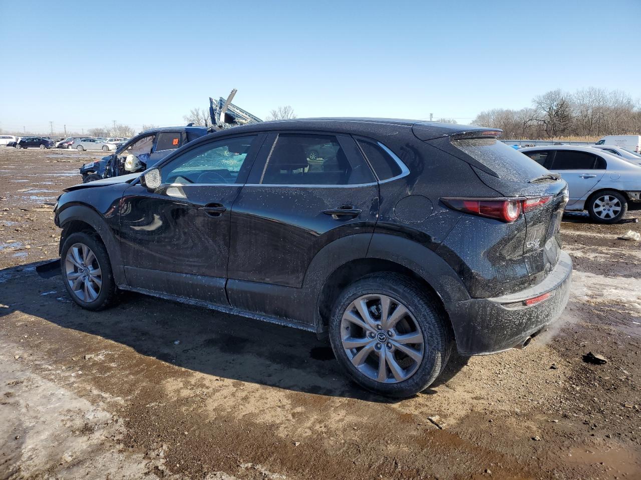 2021 Mazda CX-30 VIN 3MVDMBCL9MM210315 Copart auction photo, front end / side damage thumbnail 2