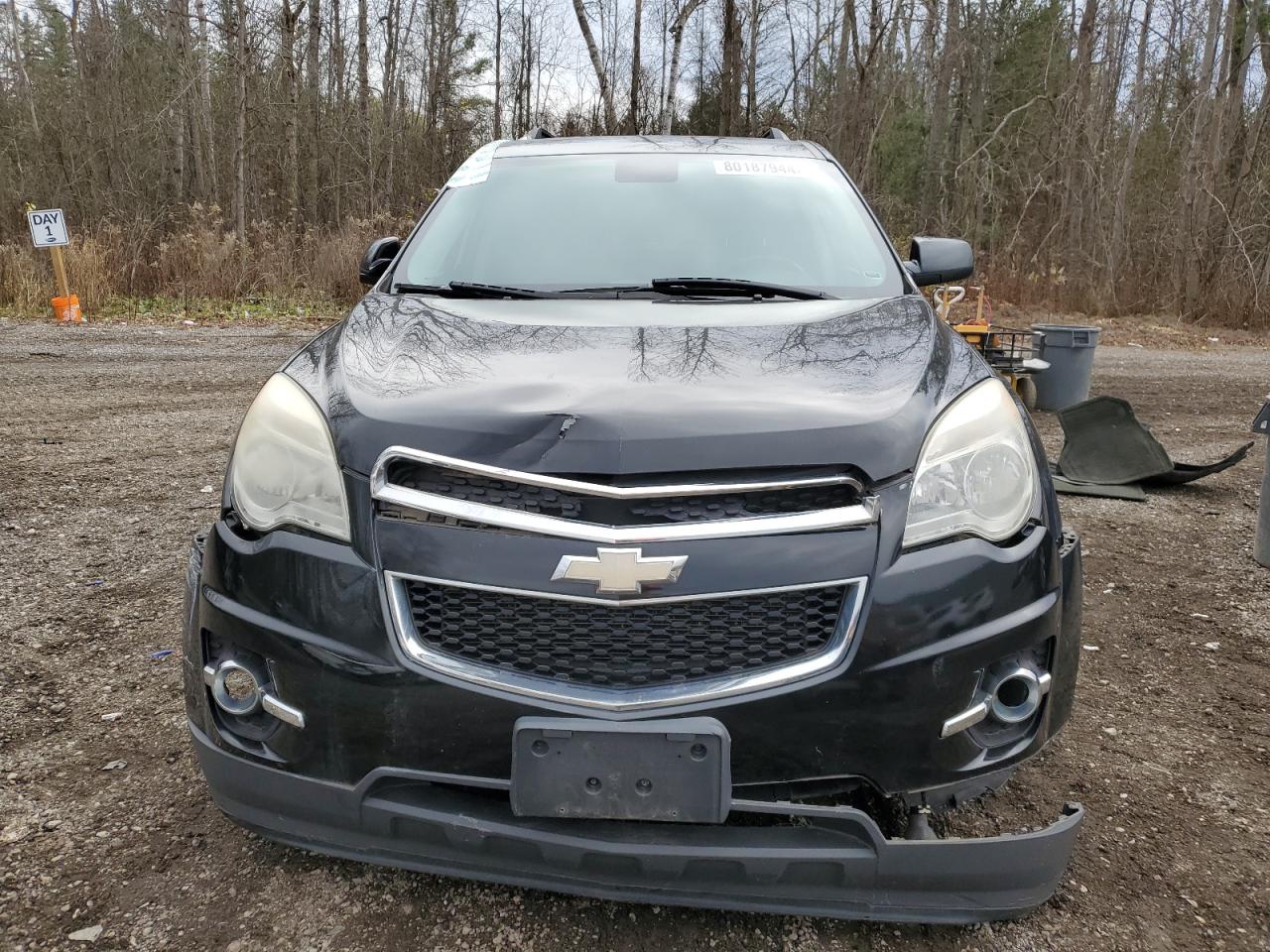 2012 Chevrolet Equinox VIN 2GNALPEK0C1163343 Copart auction photo, front end / side damage thumbnail 5