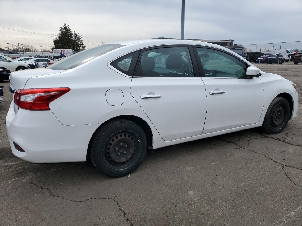 2019 Nissan Sentra VIN 3N1AB7AP9KY318245 Copart auction photo, undercarriage / front end damage thumbnail 3