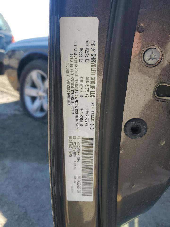 2014 Dodge Challenger VIN 2C3CDYAG8EH116467 Copart auction photo, undercarriage / mechanical damage thumbnail 12