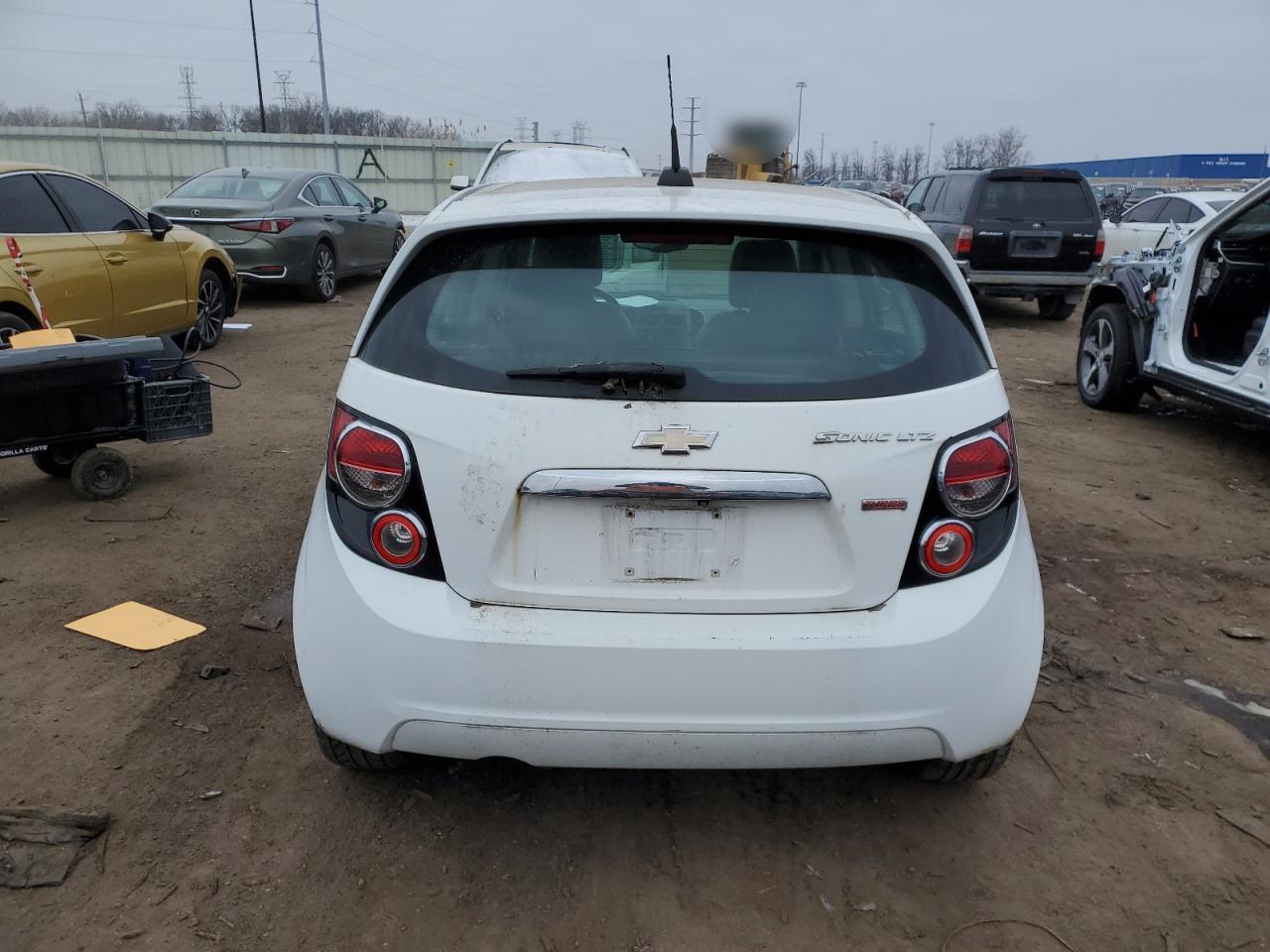 2015 Chevrolet Sonic VIN 1G1JE6SB4F4112365 Copart auction photo, front end damage thumbnail 6