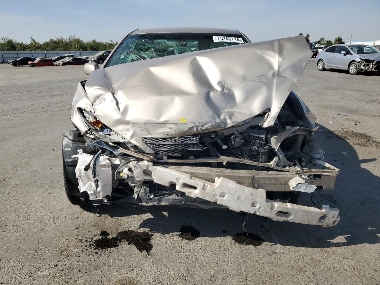 2002 Toyota Camry VIN JTDBF30K520042497 Copart auction photo, front end damage thumbnail 5