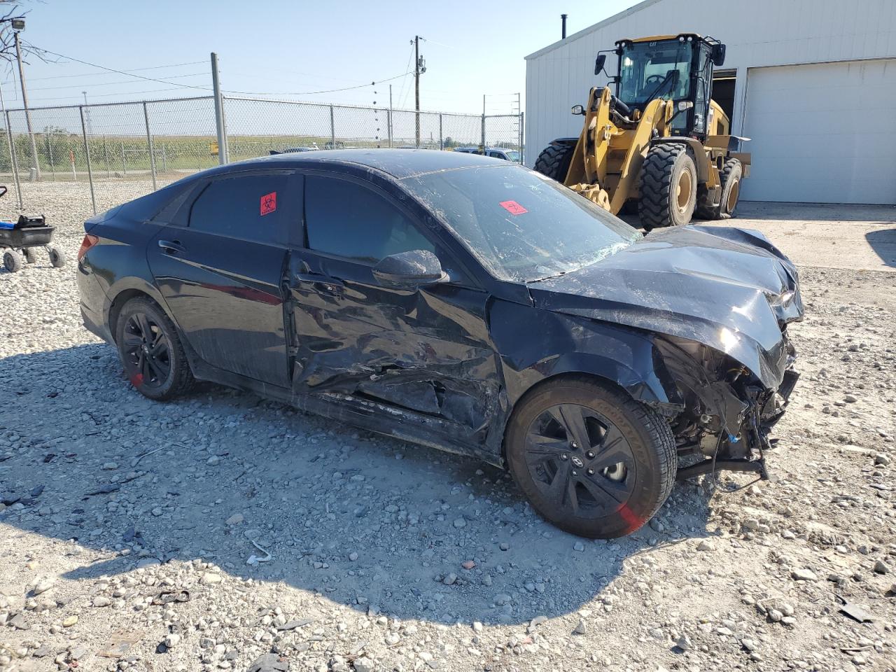 2023 Hyundai Elantra VIN KMHLM4AJ9PU078758 Copart auction photo, all over damage thumbnail 4