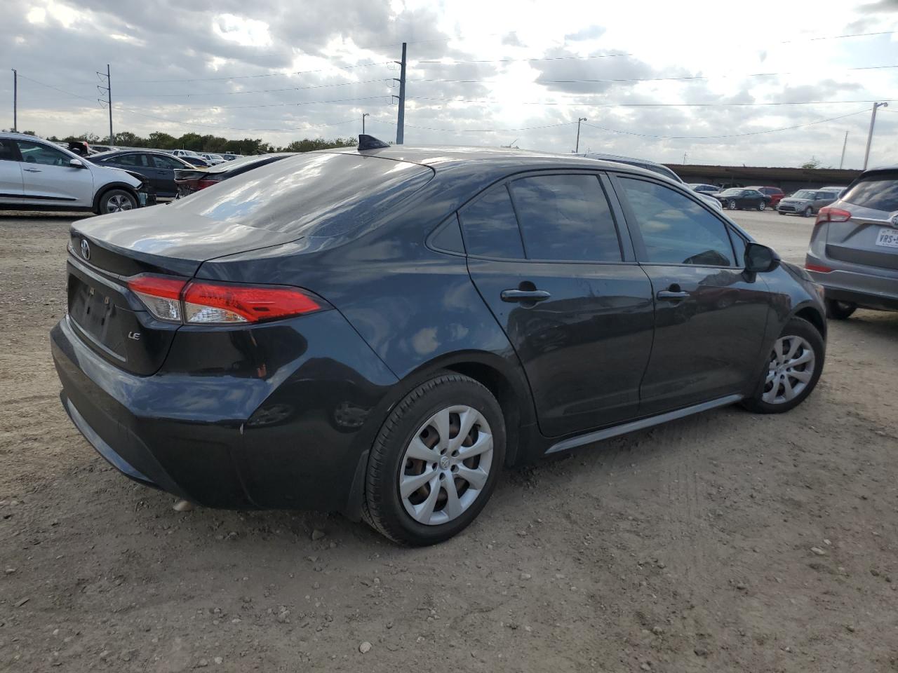2020 Toyota Corolla VIN JTDEPRAE2LJ097121 Copart auction photo, hail damage thumbnail 3