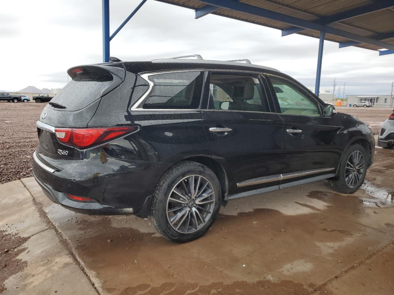 2017 Infiniti QX60 VIN 5N1DL0MN7HC504839 Copart auction photo, rear end / side damage thumbnail 3