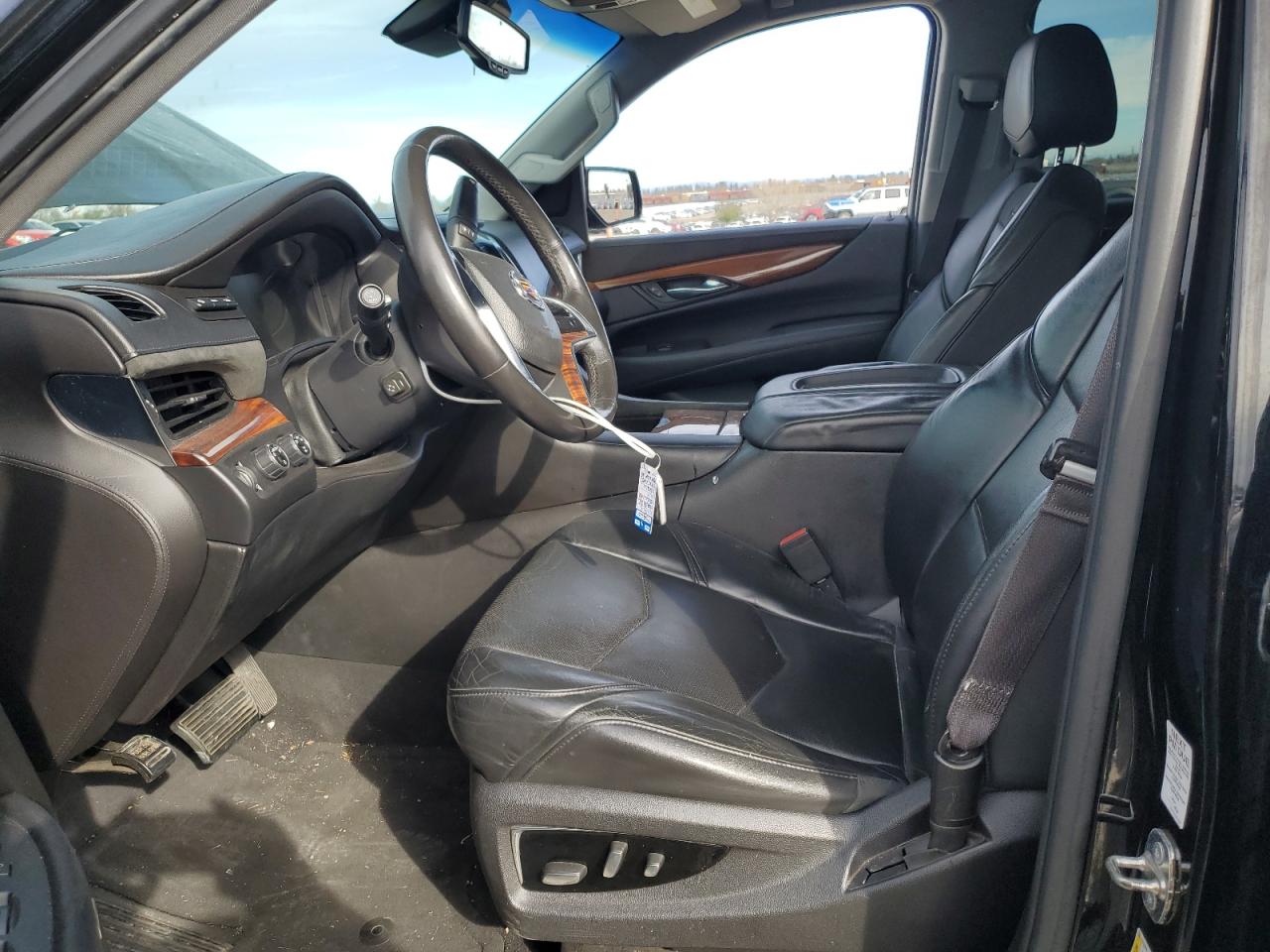 2015 Cadillac Escalade VIN 1GYS4BKJ1FR226741 Copart auction photo, front end damage thumbnail 7