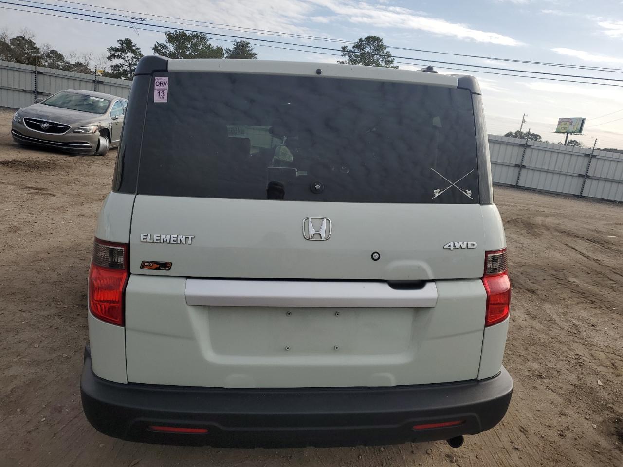 2010 Honda Element VIN 5J6YH2H77AL001455 Copart auction photo, front end / side damage thumbnail 6