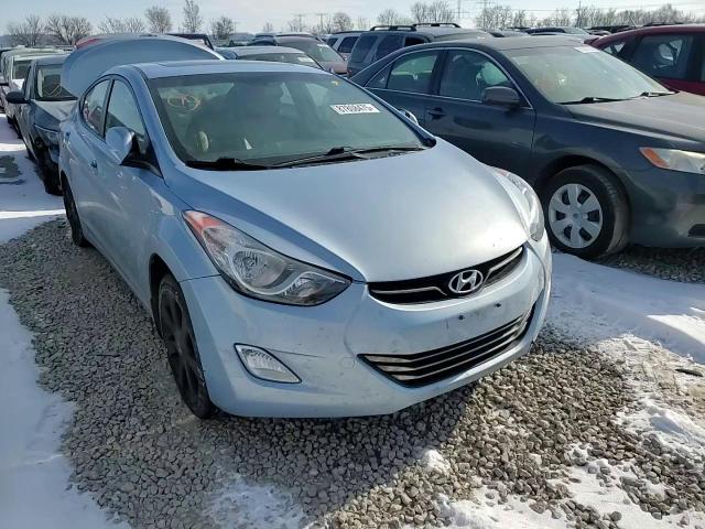 2012 Hyundai Elantra VIN KMHDH4AE4CU465644 Copart auction photo, side / rear end damage thumbnail 10