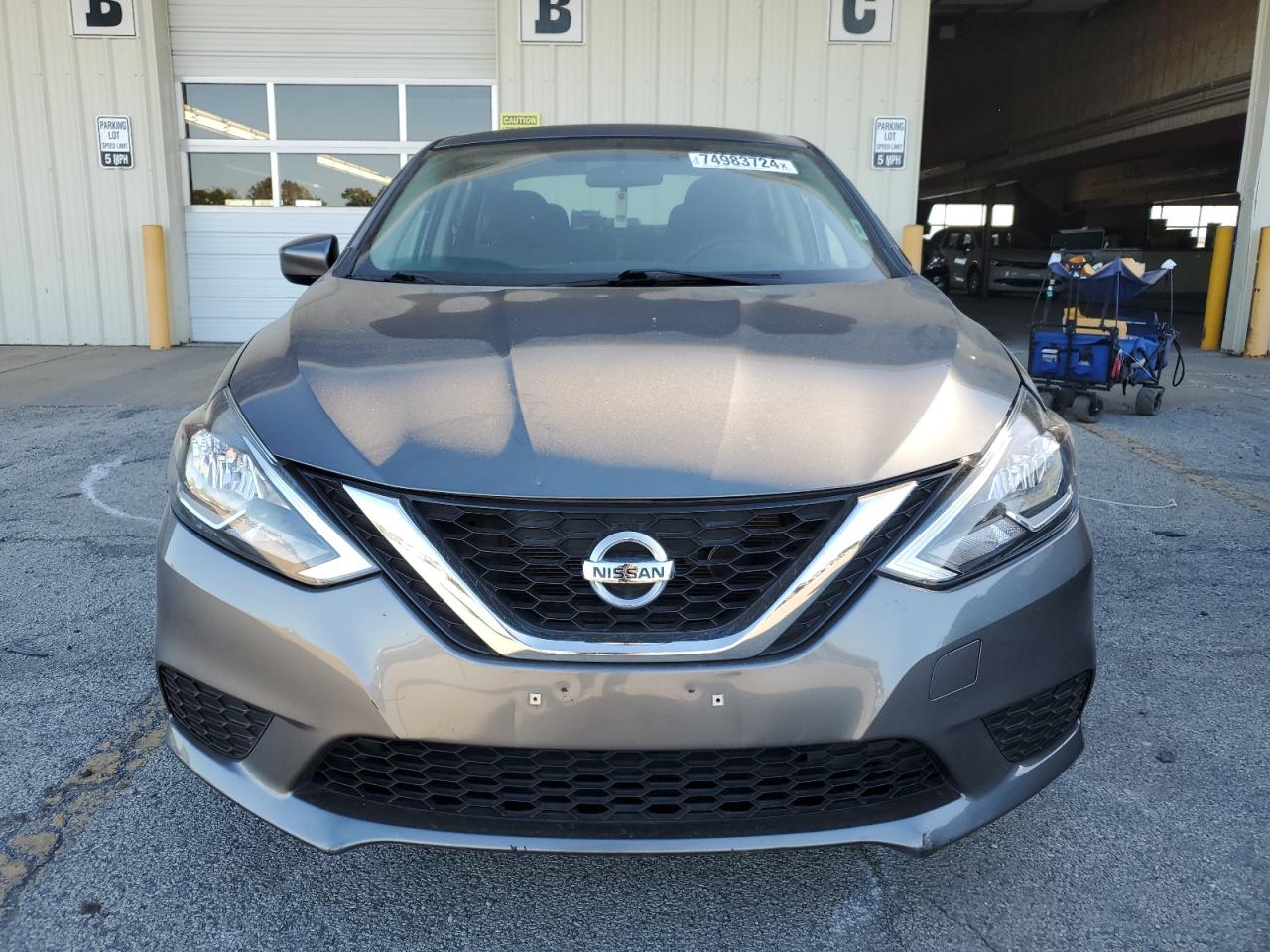 2017 Nissan Sentra VIN 3N1AB7AP4HY242636 Copart auction photo, side / front end damage thumbnail 5