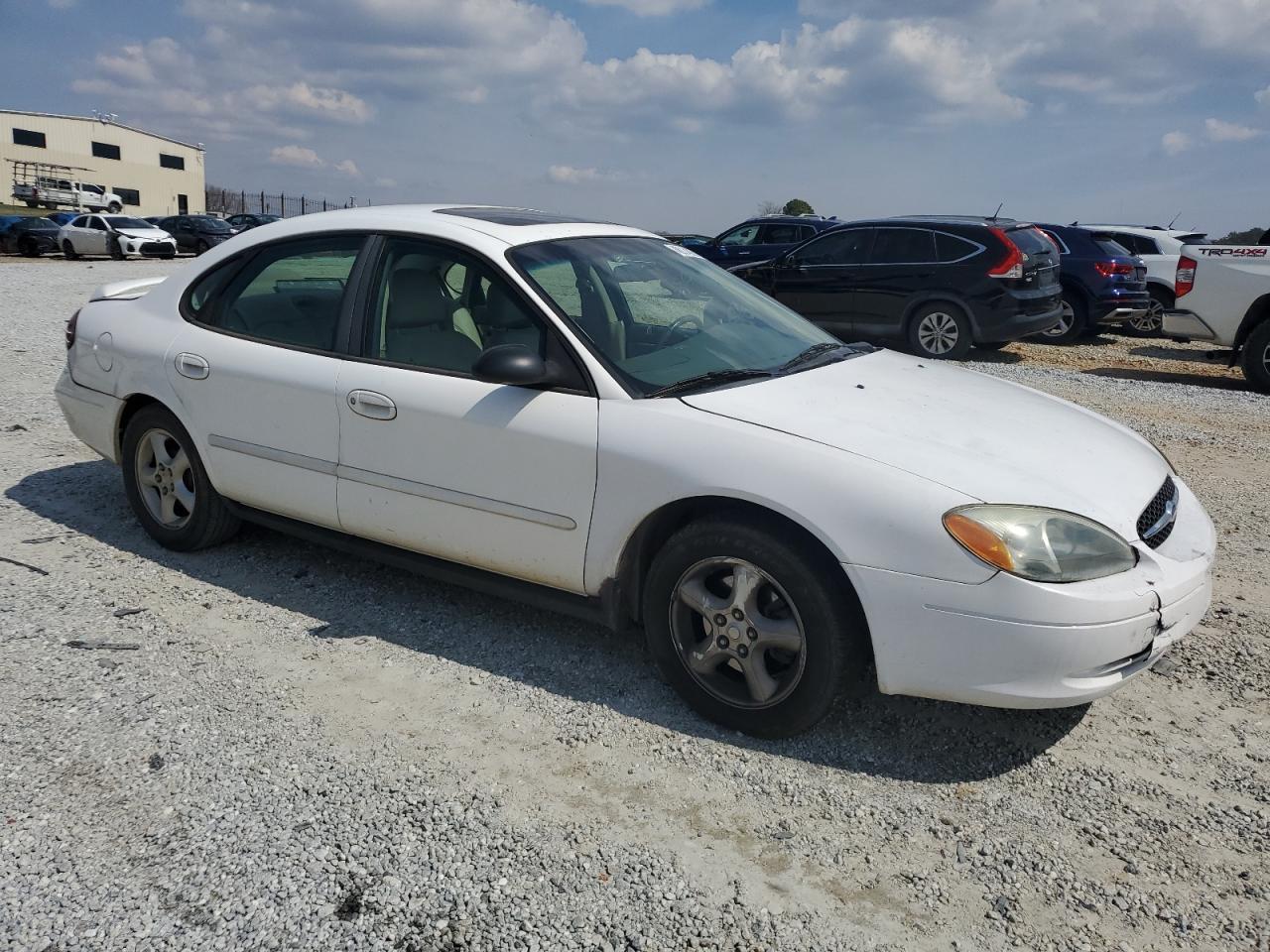 2001 Ford Taurus VIN 1FAFP56S51A201440 Copart auction photo, front end / rear end damage thumbnail 4