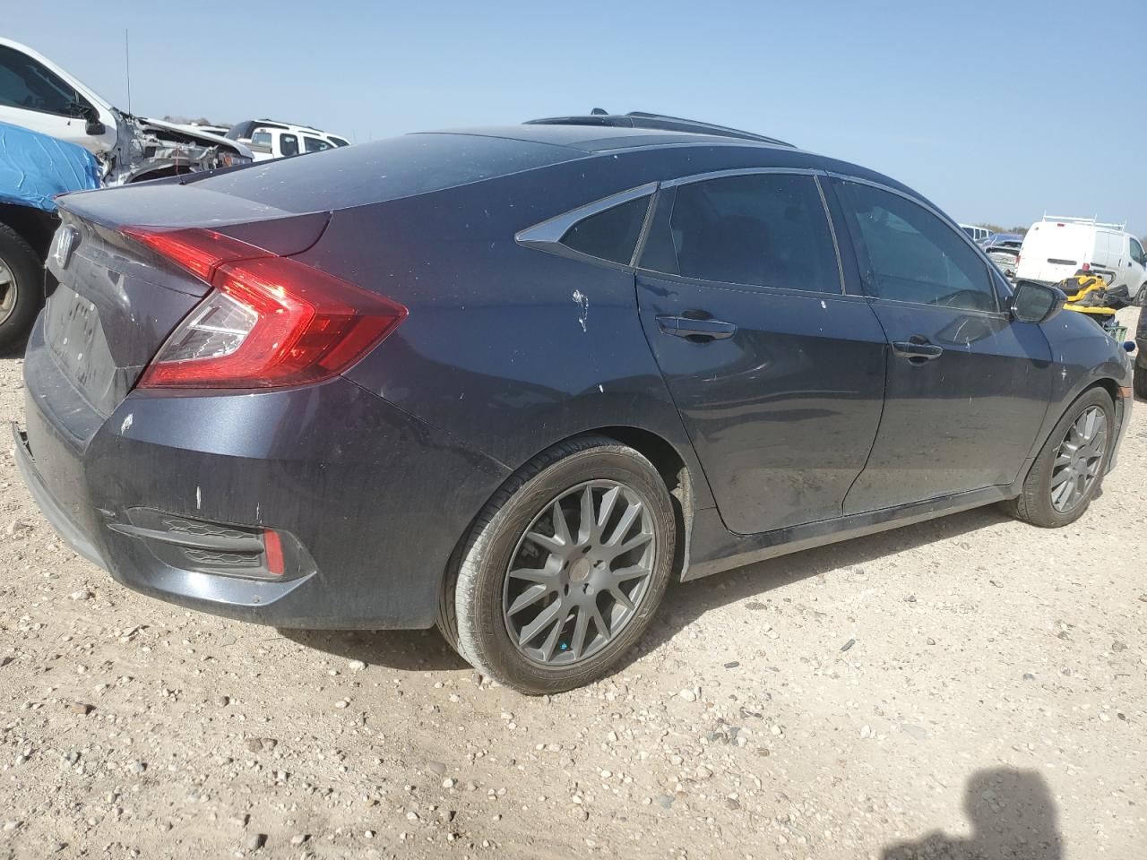 2020 Honda Civic VIN 2HGFC2F60LH573801 Copart auction photo, rear end / minor dent/scratches damage thumbnail 3