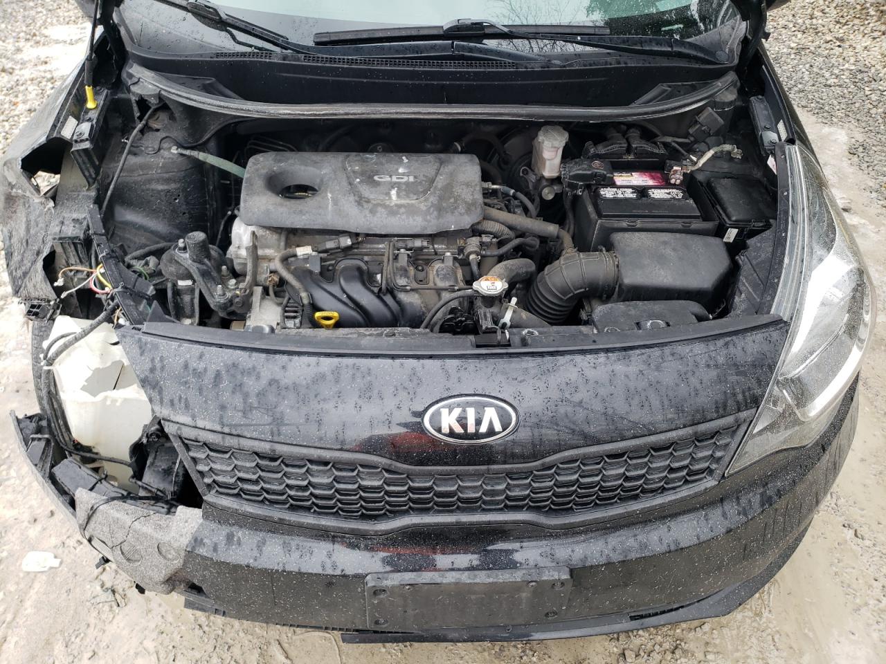 2017 KIA Rio VIN KNADM4A37H6035145 Copart auction photo, front end / side damage thumbnail 11