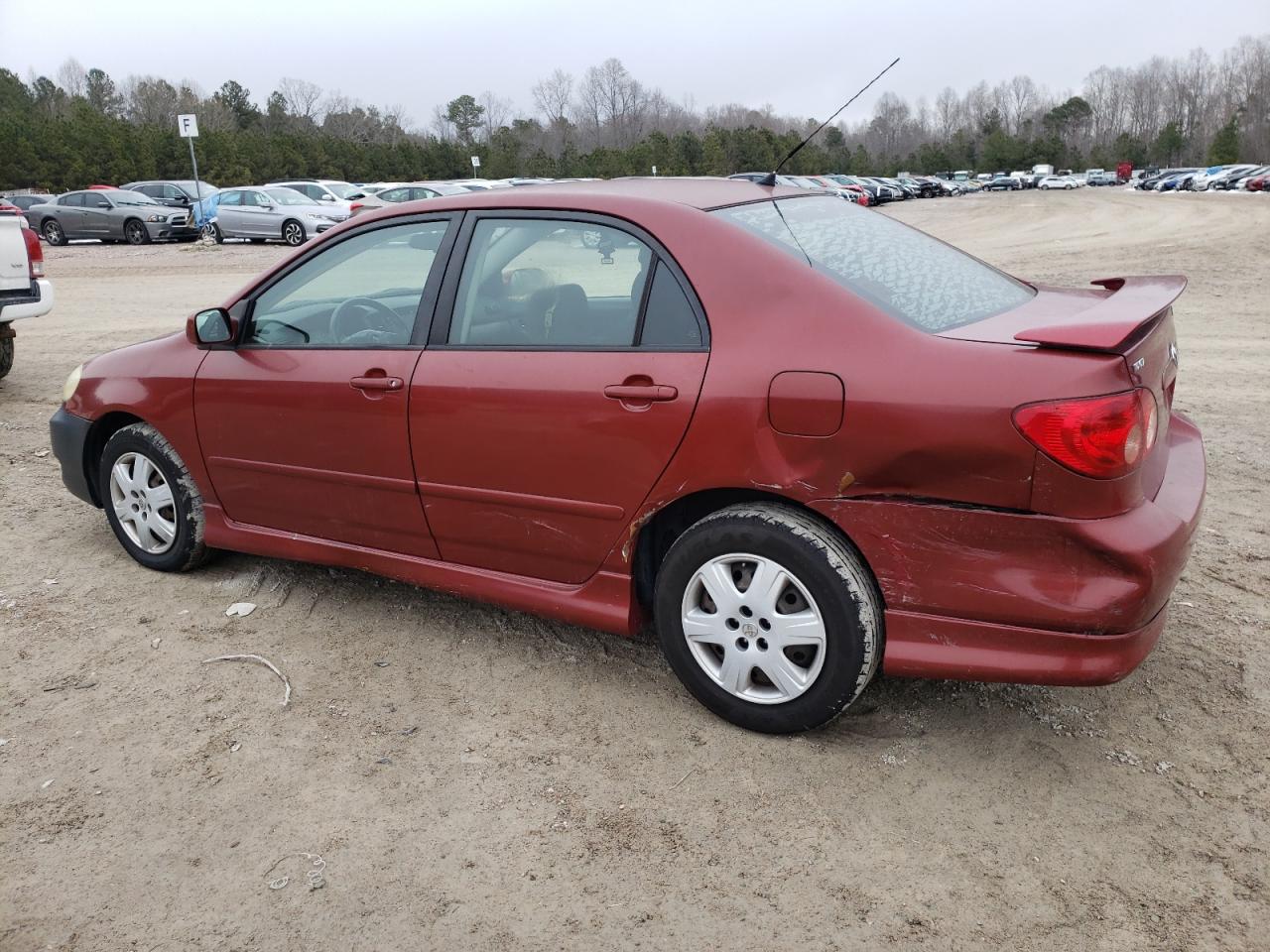 2005 Toyota Corolla VIN 1NXBR32EX5Z564775 Copart auction photo, rear end / side damage thumbnail 2