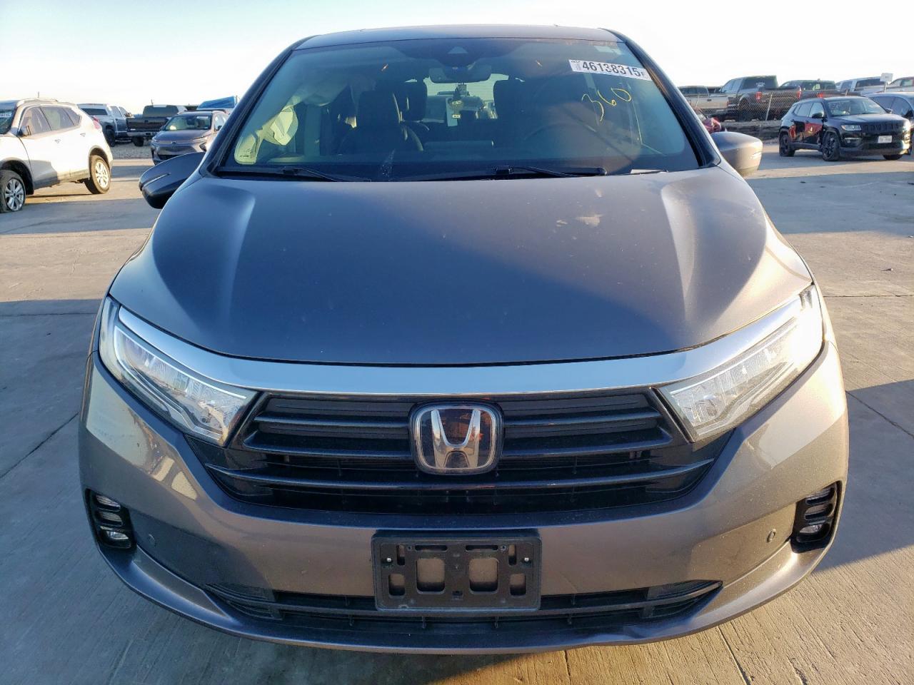 2024 Honda Odyssey VIN 5FNRL6H82RB034130 Copart auction photo, side damage thumbnail 5