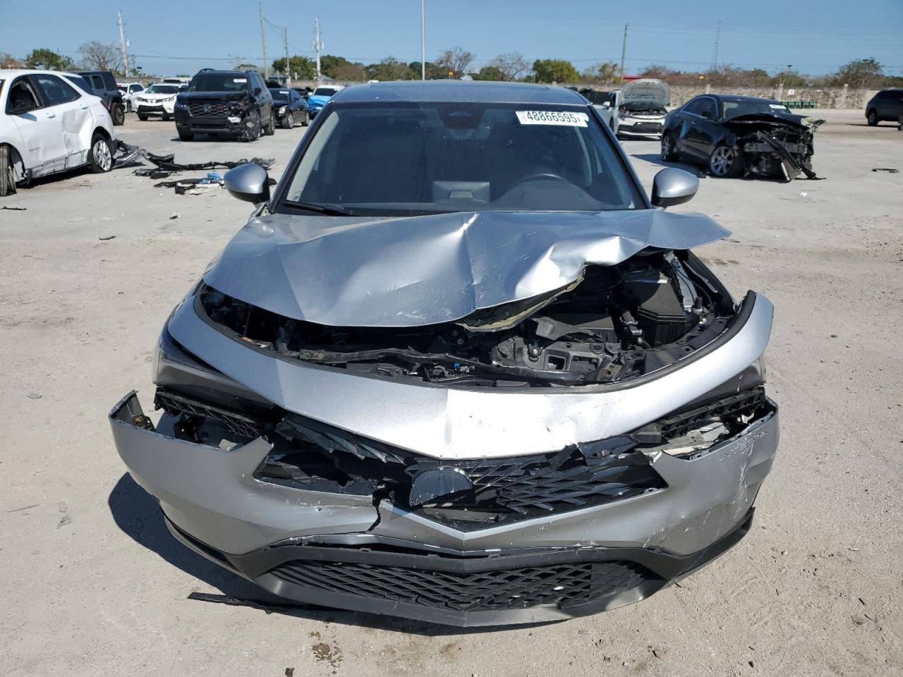 2024 Acura Integra VIN 19UDE4H27RA013529 Copart auction photo, front end / minor dent/scratches damage thumbnail 5