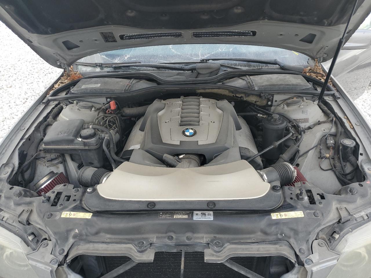 2006 BMW 7er VIN WBAHL83526DT05515 Copart auction photo, side / rear end damage thumbnail 12