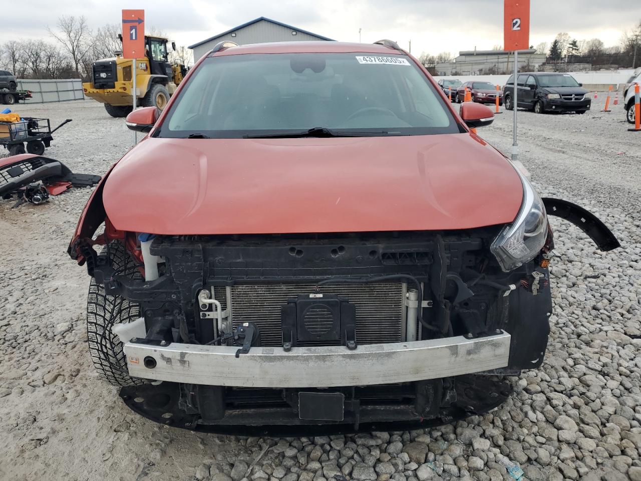 2022 KIA Niro VIN KNDCC3LC3N5532610 Copart auction photo, front end / minor dent/scratches damage thumbnail 5