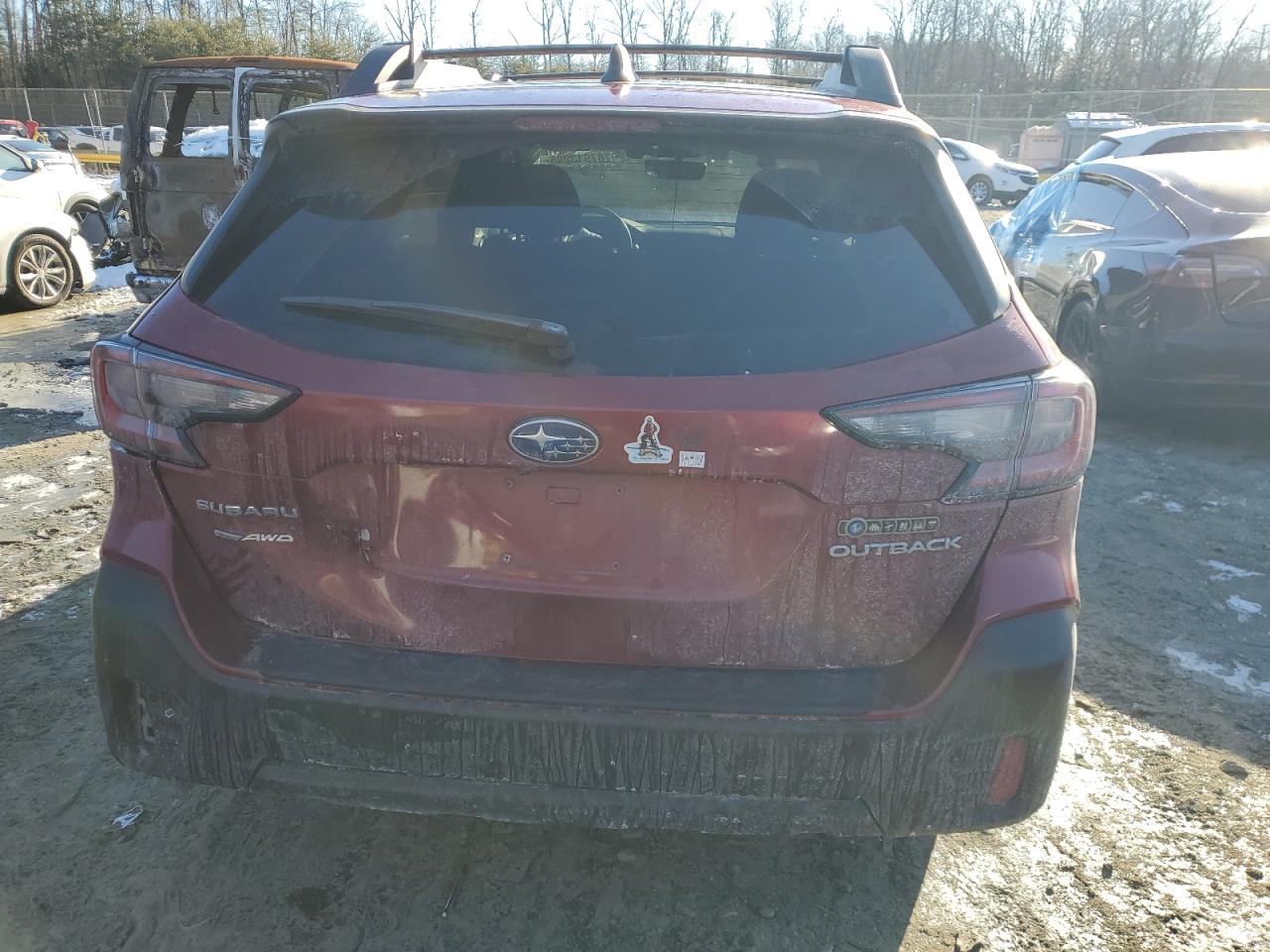 2020 Subaru Outback VIN 4S4BTACC1L3197335 Copart auction photo, all over / undercarriage damage thumbnail 6