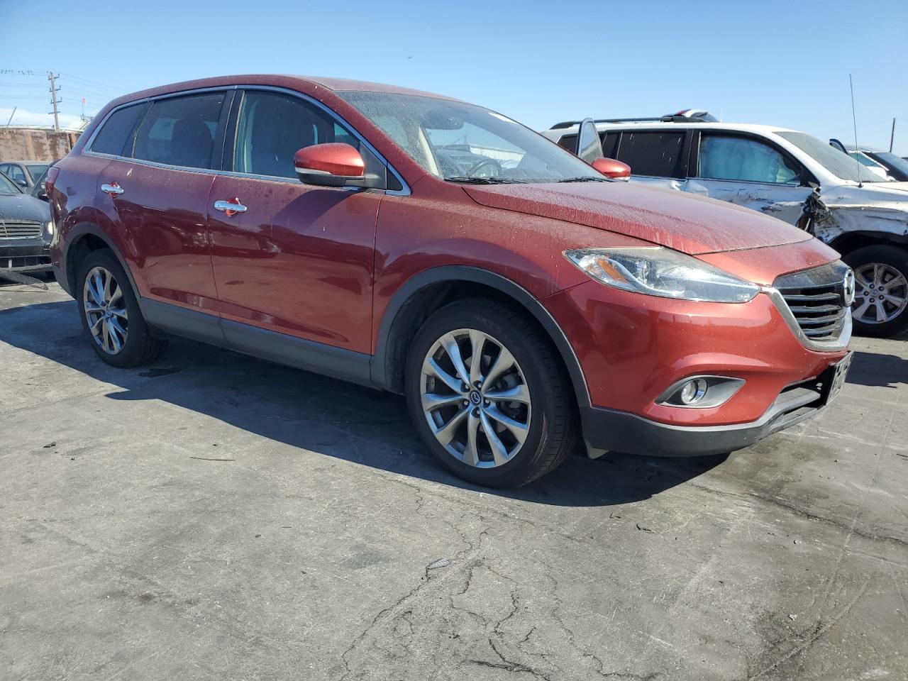 2014 Mazda CX-9 VIN JM3TB3DV0E0438076 Copart auction photo, minor dent/scratches damage thumbnail 4