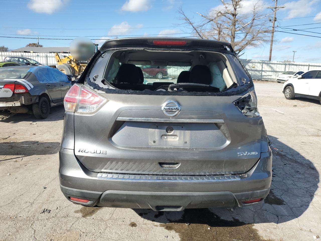 2015 Nissan Rogue VIN KNMAT2MV4FP506525 Copart auction photo, all over damage thumbnail 6