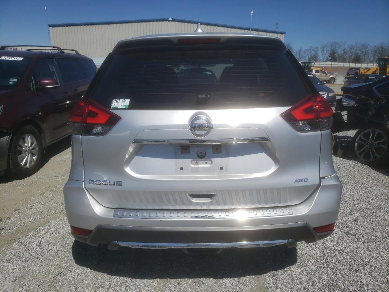 2017 Nissan Rogue VIN KNMAT2MV9HP509889 Copart auction photo, side / rear end damage thumbnail 6
