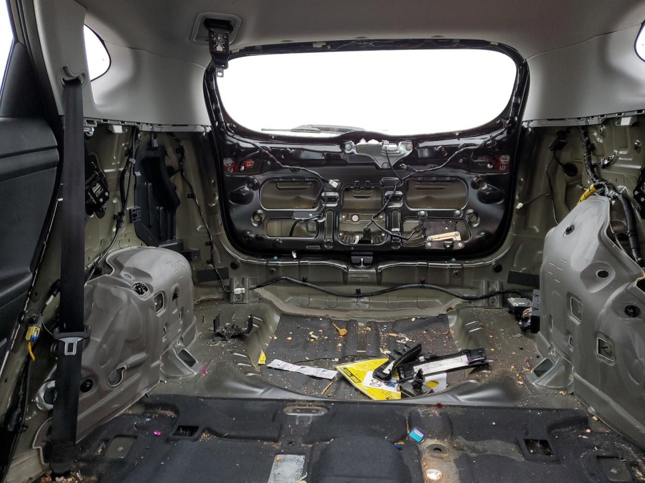 2017 Hyundai Tucson VIN KM8J3CA27HU596429 Copart auction photo, rear end damage thumbnail 10