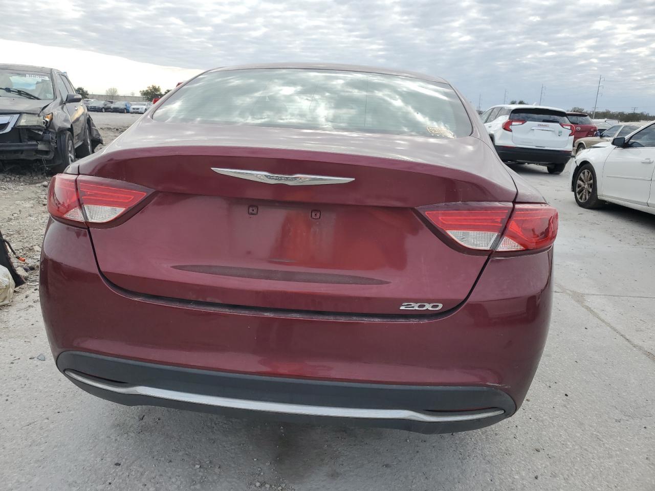 2015 Chrysler 200 VIN 1C3CCCAB1FN704441 Copart auction photo, front end damage thumbnail 6