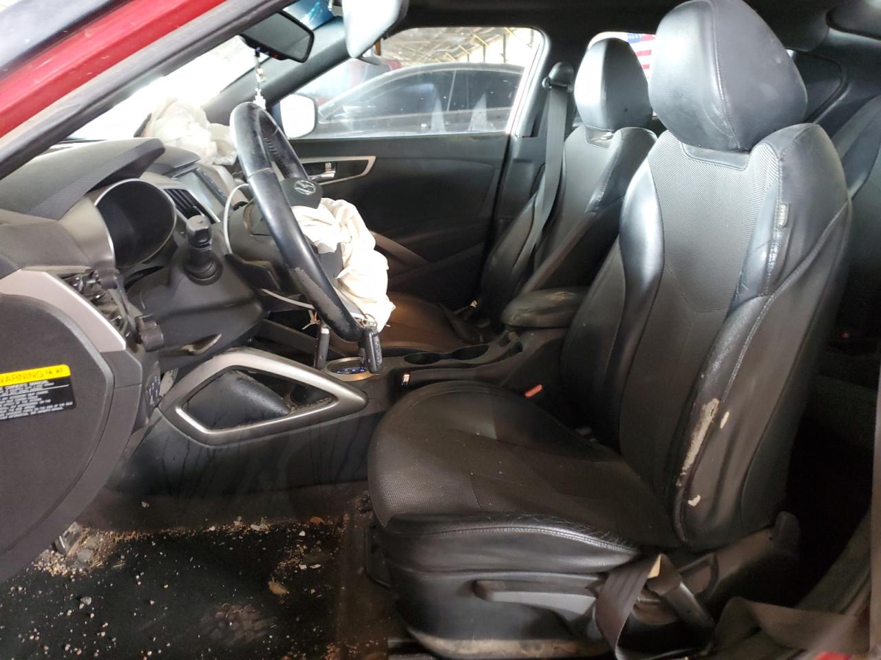 2016 Hyundai Veloster VIN KMHTC6ADXGU254029 Copart auction photo, front end / mechanical damage thumbnail 7