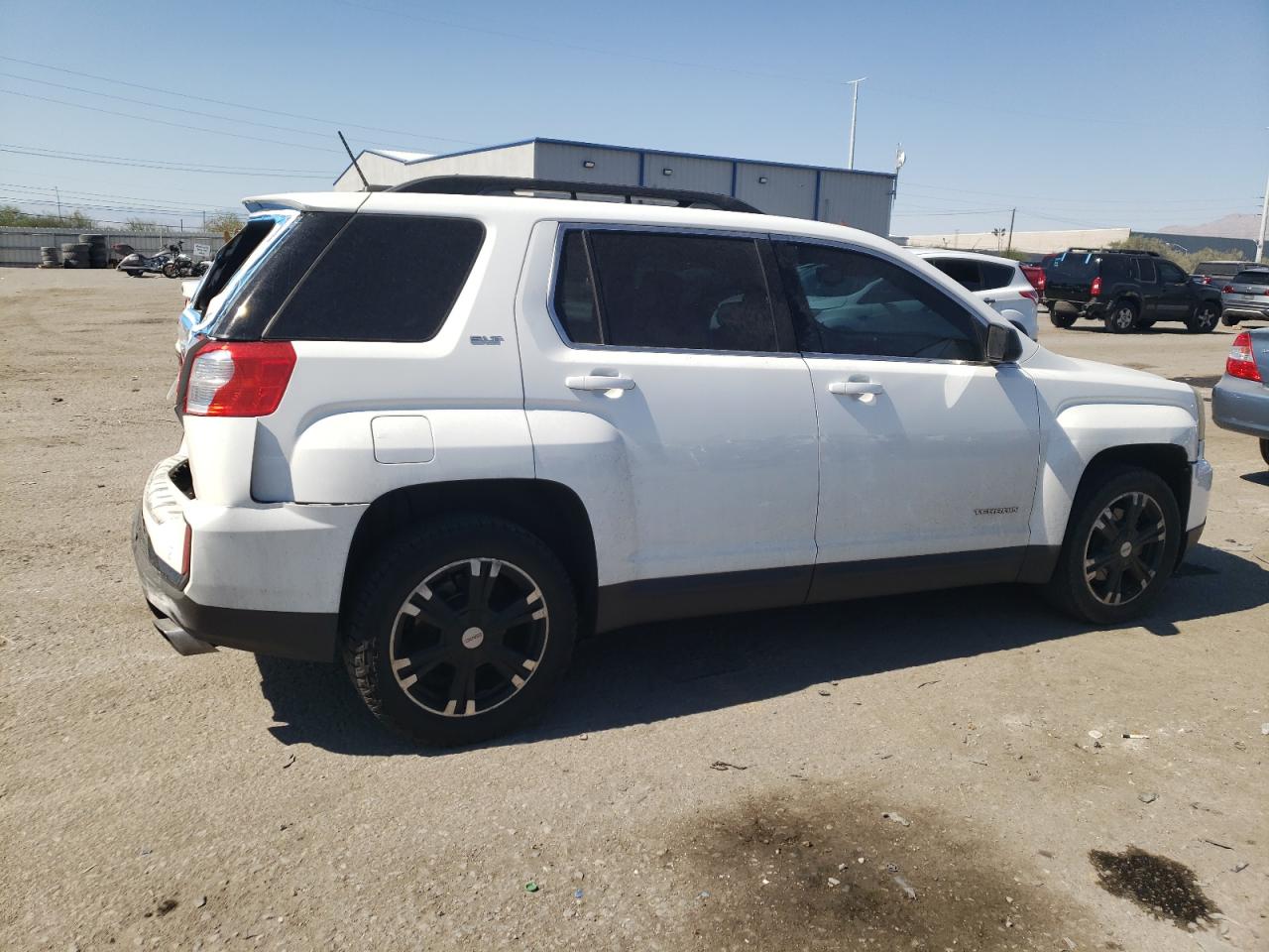 2017 GMC Terrain VIN 2GKFLPE38H6345720 Copart auction photo, rear end damage thumbnail 3