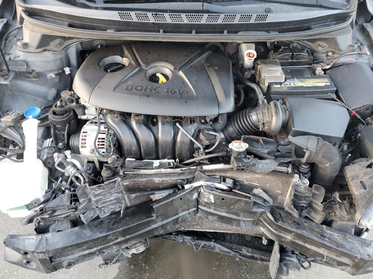 2014 Hyundai Elantra VIN 5NPDH4AE4EH514472 Copart auction photo, front end damage thumbnail 11