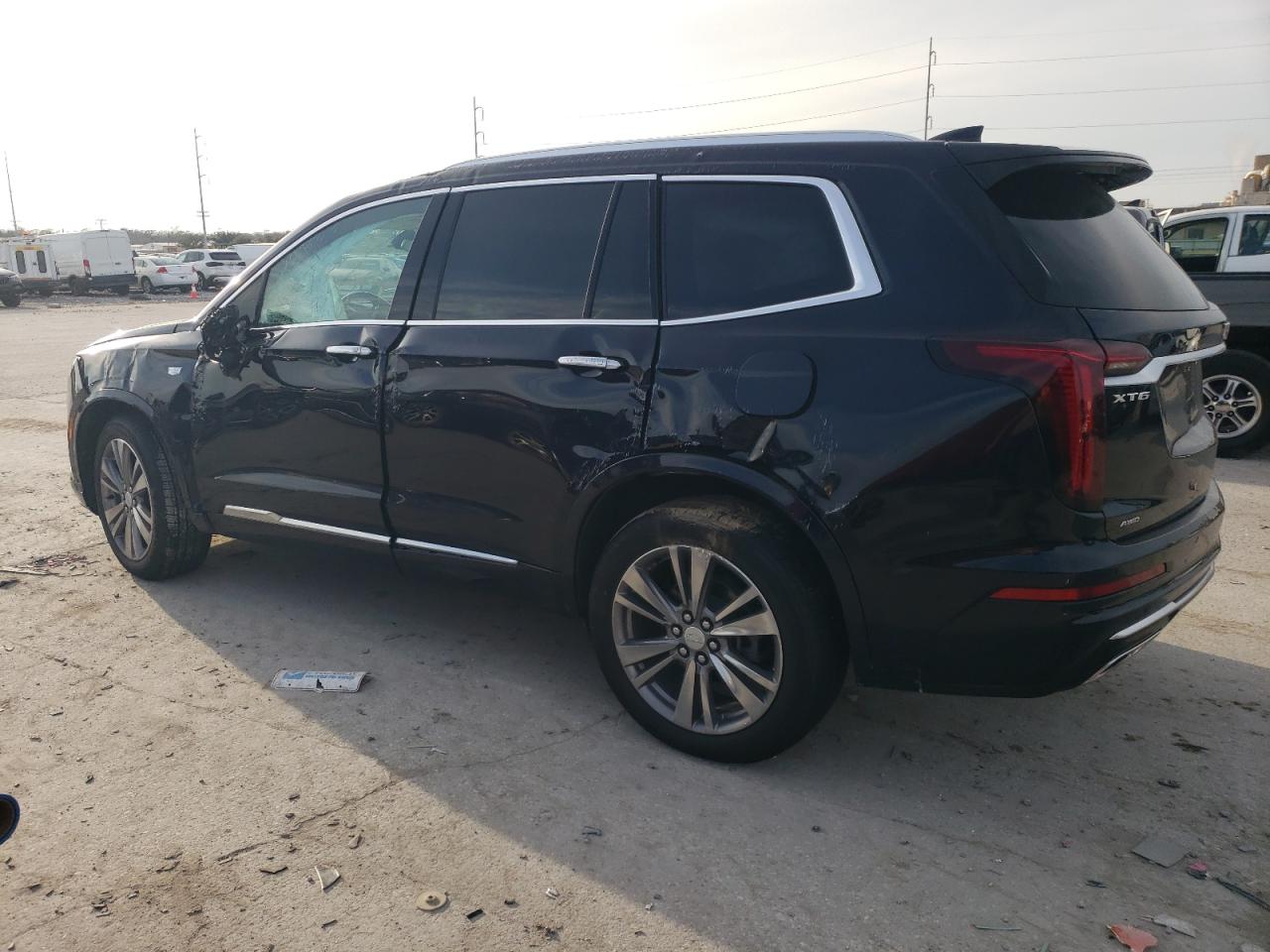 2022 Cadillac XT6 VIN 1GYKPDRS5NZ107333 Copart auction photo, front end / rollover damage thumbnail 2